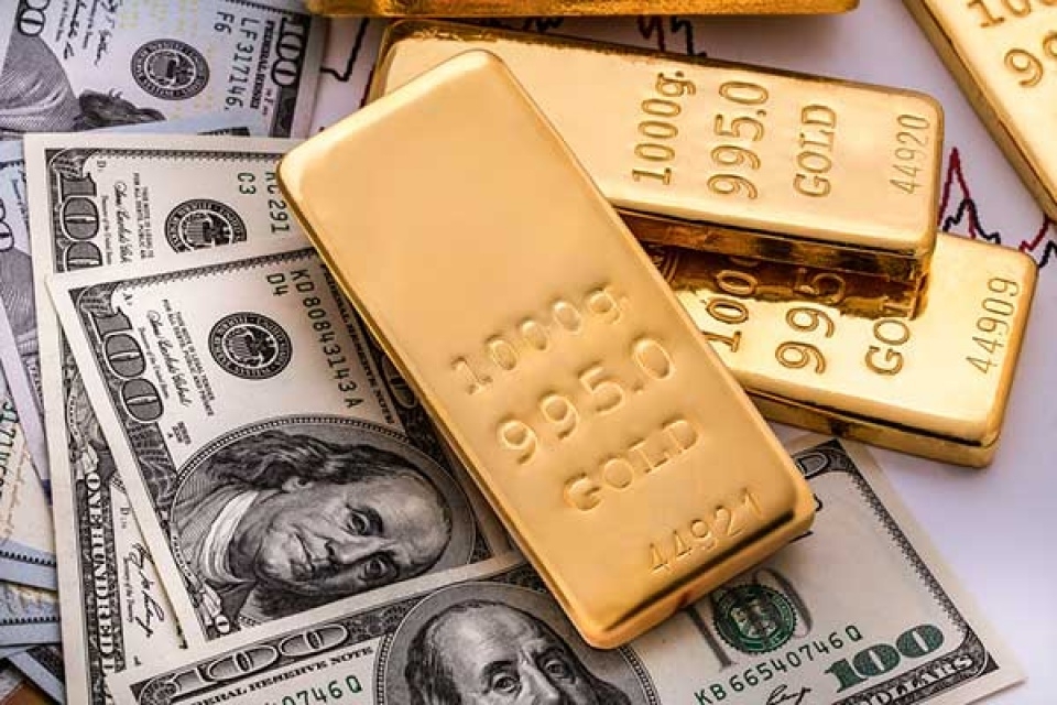Giá vàng và ngoại tệ ngày 25/9: Vàng tăng trở lại, USD suy y